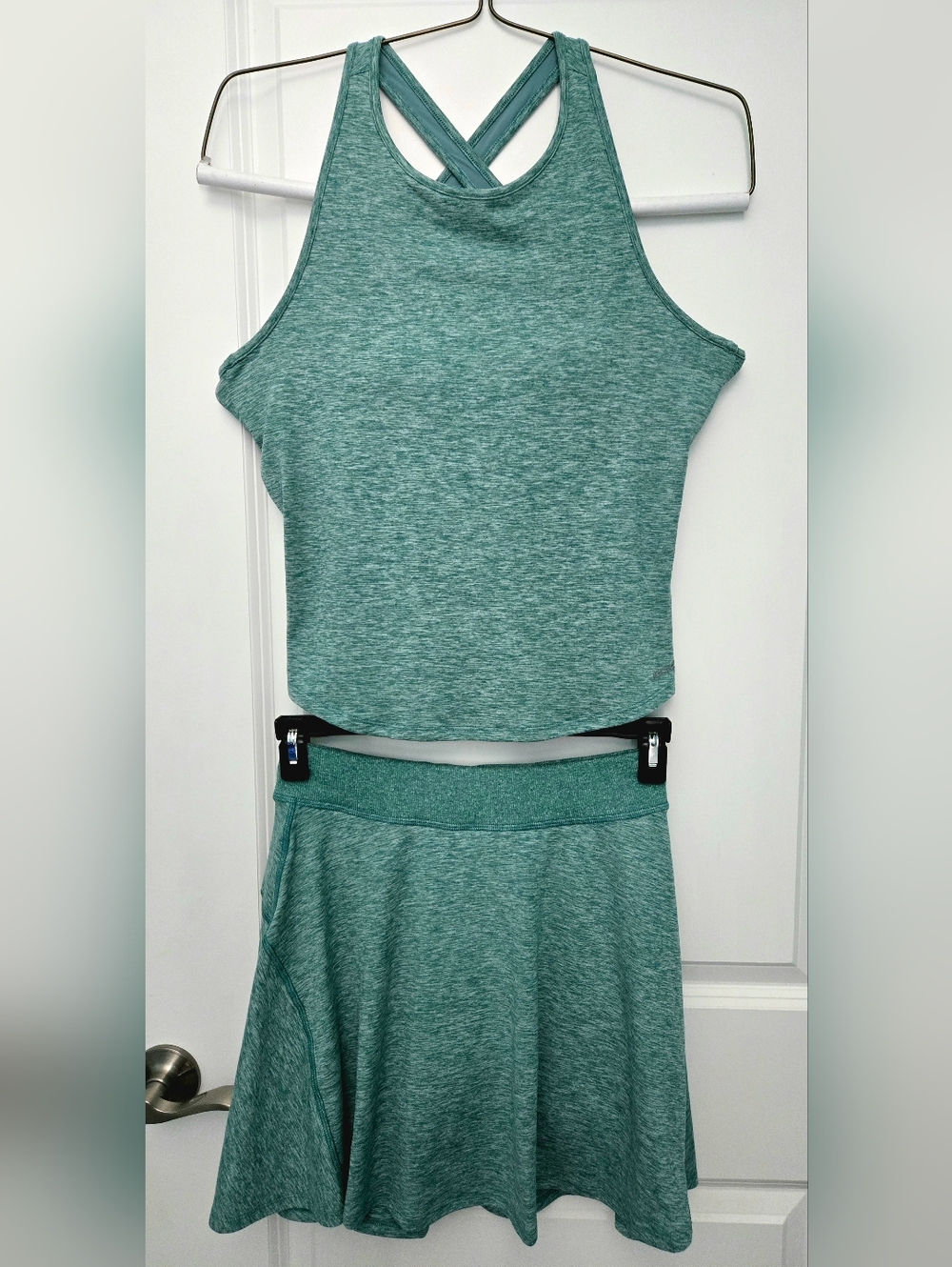 Jockey Green Tank Top/Skort Set